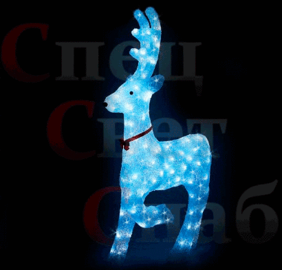 Световая декоративная композиция. Олень 85 х 65 см н